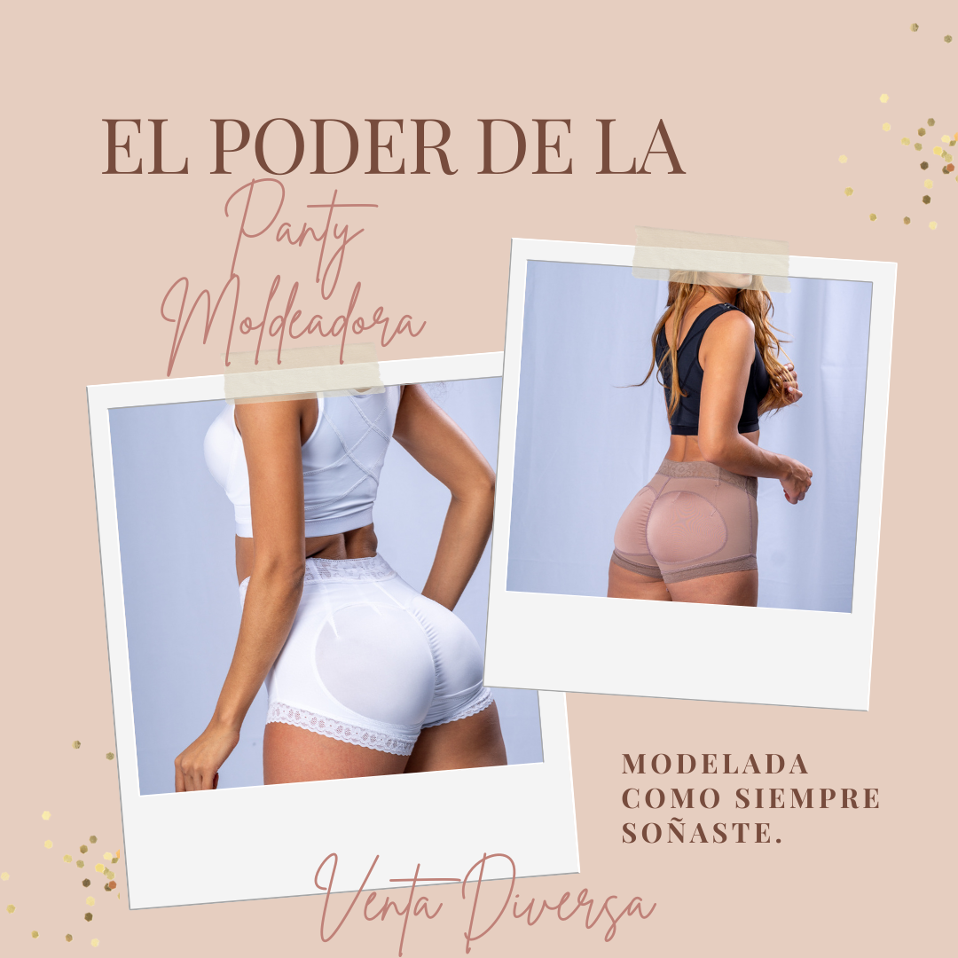 ✨ PANTY MOLDEADOR DE CINTURA 🤩 - Levanta el trasero hasta 5 cm